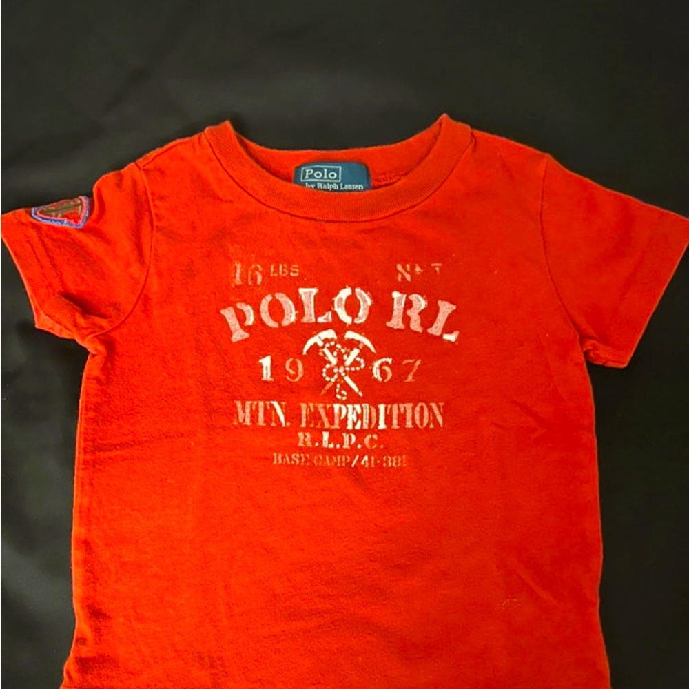 Polo by Ralph Lauren Kids Orange Tee